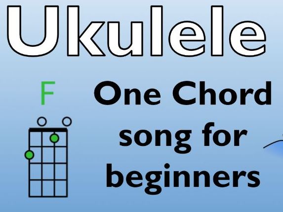 Ukulele F Chord Song: Row, row , row your boat