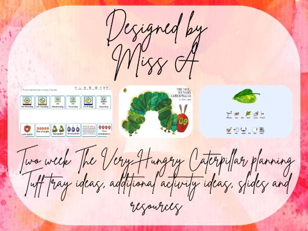 SEND The Very Hungry Caterpillar Planning