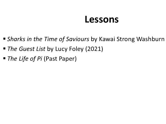 AQA GCSE English Language Paper 1 (Term 1) - **Newly Updated 2026 onwards**