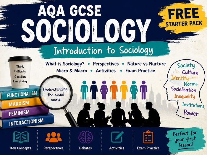 AQA GCSE Sociology – Free Starter Pack | Introduction to Sociology