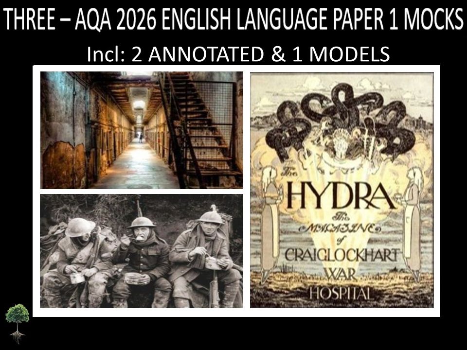 THREE - AQA PAPER 1 |2026 FULL MOCKS |ANNOTATED | MODELS