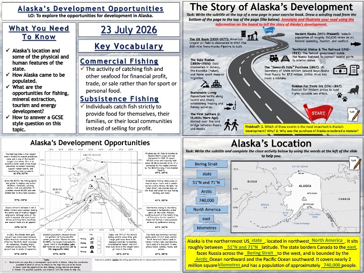 Cold Environments: Alaska's Development Opportunities