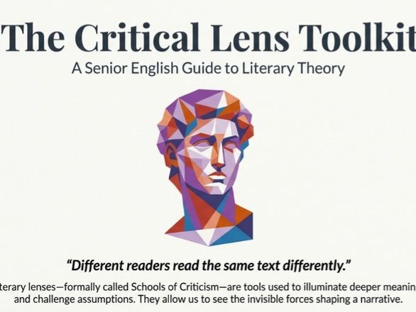 Literary Lenses for English Feminist, Marxist, Psychoanalytic & Postcolonial