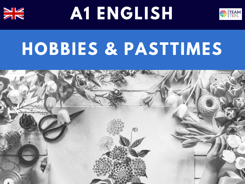 Hobbies and Pastimes ESL Lesson Plan A1 Beginner