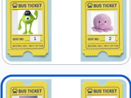 Character Bus Tickets – Reward & Role Play (9 Pages, 18 Tickets)