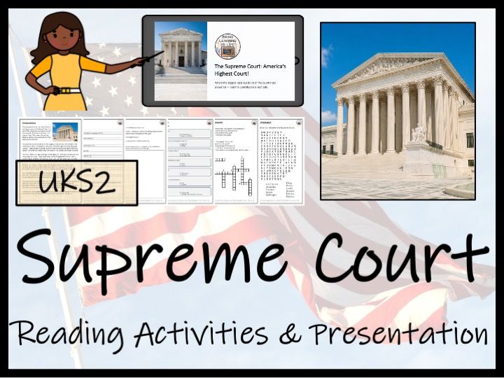 The Supreme Court Reading Comprehension Activities | Year 5 or Year 6