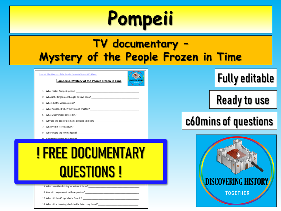 Pompeii documentary questions