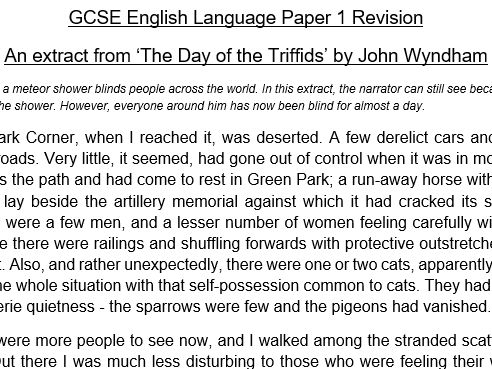 AQA GCSE English Language: 4 practise papers