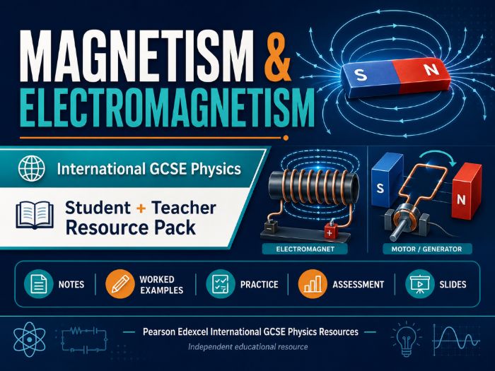 06 - Magnetism and Electromagnetism Teacher Pack - Physics iGCSE Pearson Edexcel