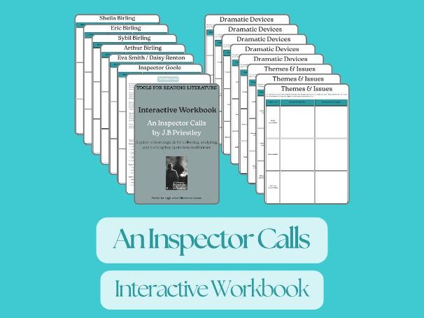 An Inspector Calls – Interactive Workbook: Key Quotes, Themes & Literary Devices £3.00  (0)