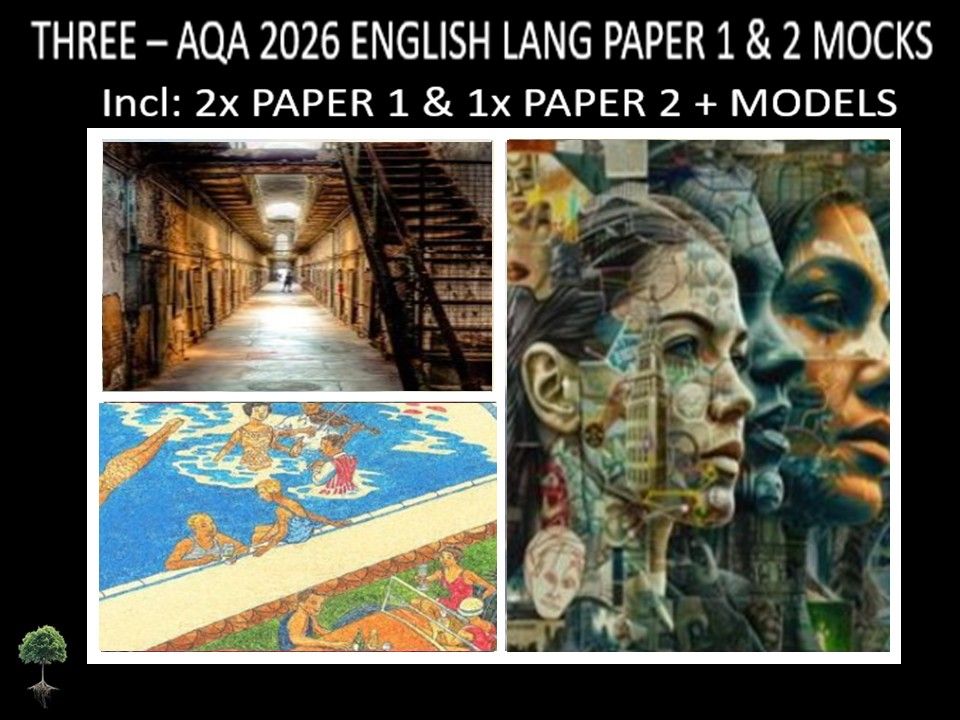 THREE - AQA PAPER 1 & 2 | 2026 FULL MOCKS | MODELS