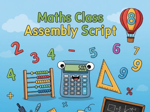 Maths Class Assembly Script