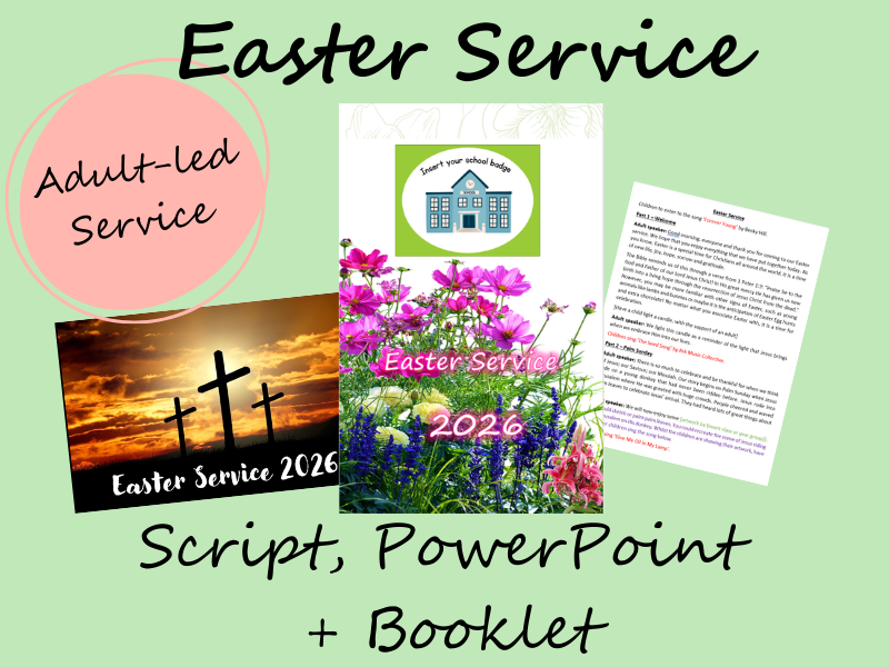 Adult-led Easter Service (Script, PowerPoint + Booklet)