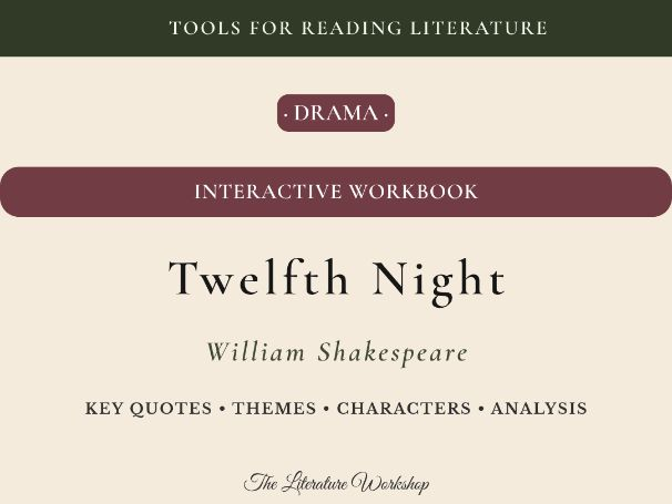Twelfth Night – Interactive Workbook: Key Quotes, Themes & Dramatic Devices