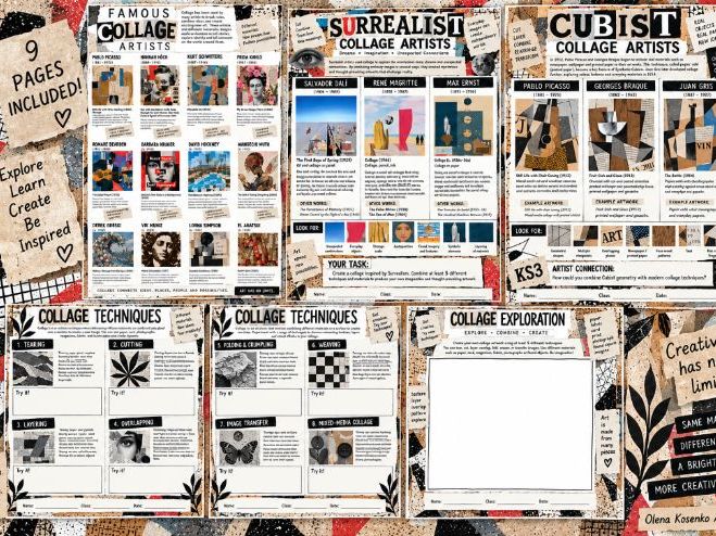 Collage Art KS3 | Artists, Techniques & Creative Projects