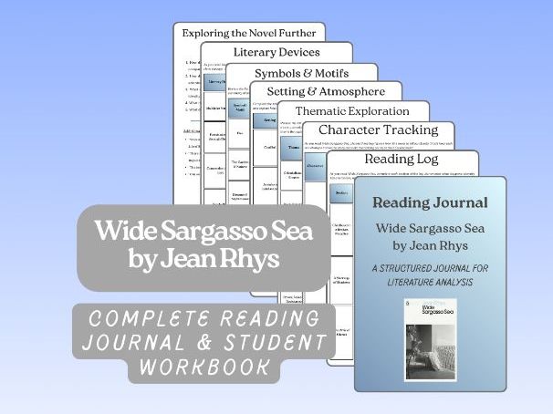 Wide Sargasso Sea by Jean Rhys – Complete Reading Journal & Study Guide