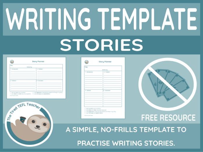 ESL Story Writing Planner