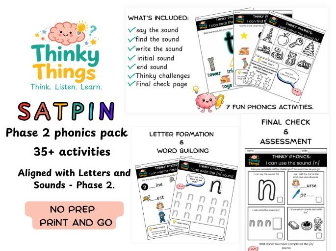 Complete SATPIN Bundle- over 40+ activities