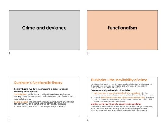 A-Level Crime & Deviance Revision SOC