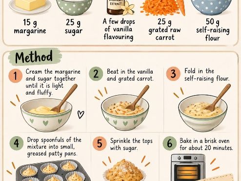 Baking challenge WW2 Carrot Biscuit Recipe