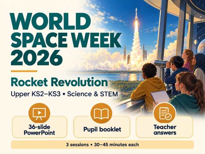 World Space Week 2026: Rockets & Satellites | KS2–KS3 STEM Activities