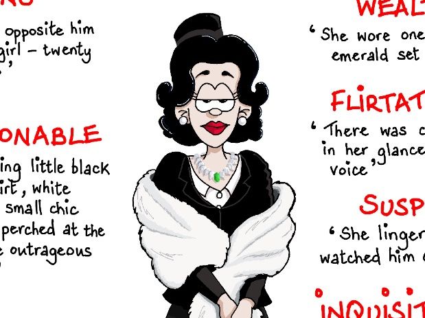 MURDER on the ORIENT EXPRESS Key QUOTES Poster - COUNTESS ANDRENYI - English LITERATURE