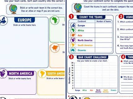 World Cup 2026 Continent Sorter + Data Challenge
