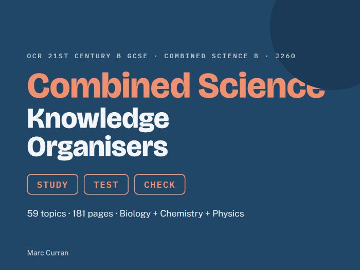 OCR 21st Century B Combined Science — Knowledge Organisers