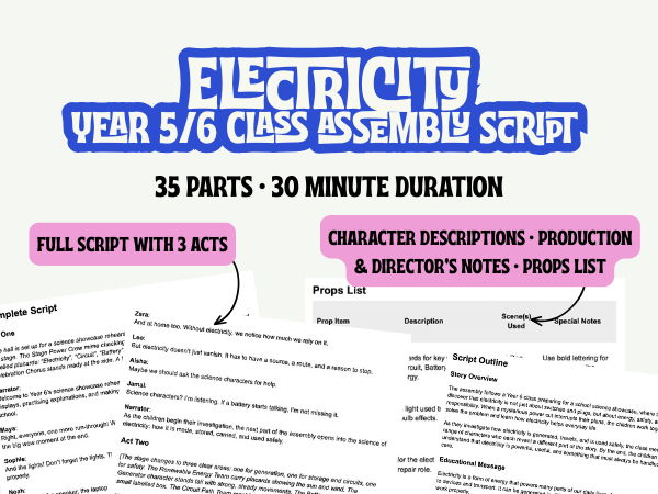 UKS2 Electricity Assembly Script