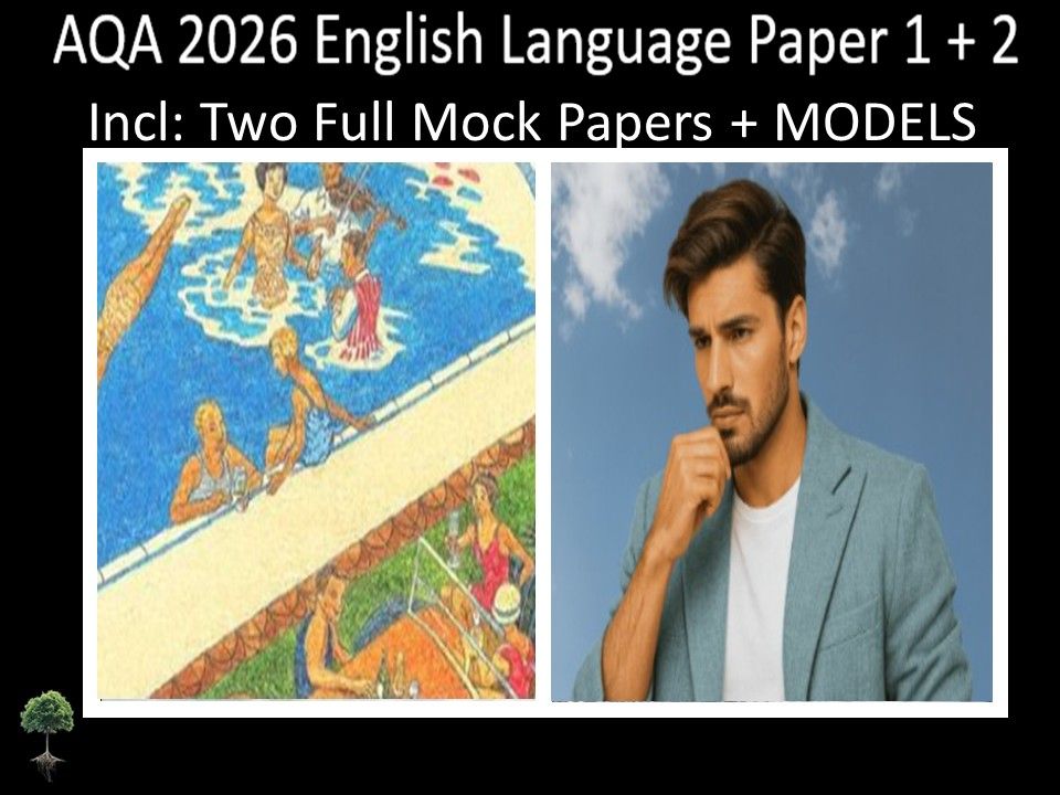 Two AQA 2026 English Language Paper 1 + 2 Mocks | MODELS