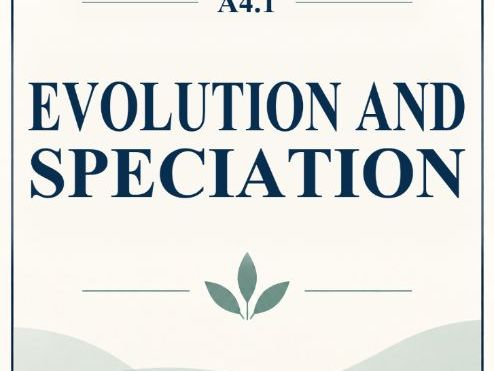 IB Biology HL A4.1 Evolution And Speciation MCQ Practice