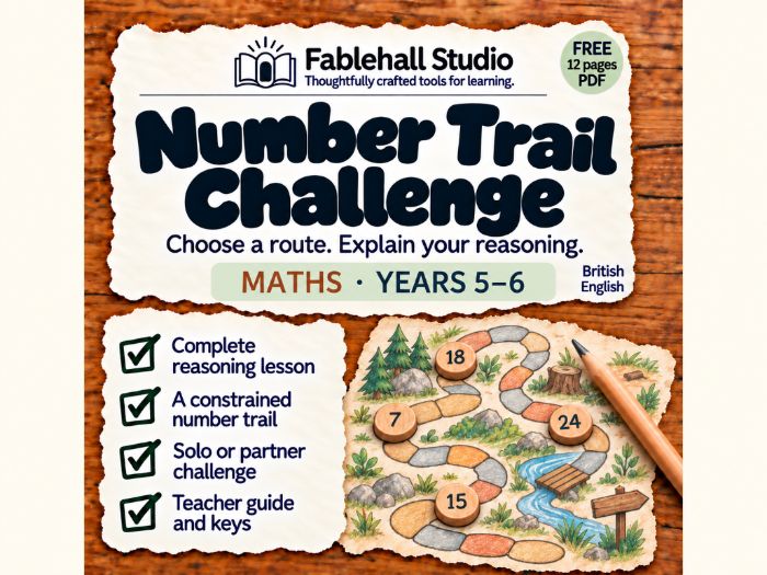 FREE Number Trail Challenge: Maths Game and Reasoning