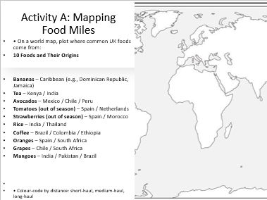 AQA GCSE Geography Provision of food in the U.K