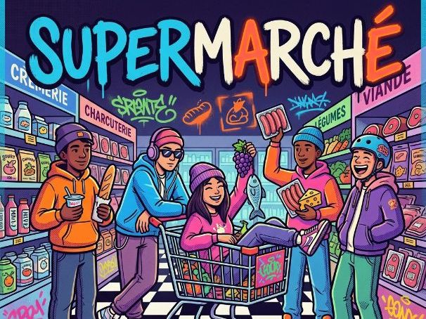 Primary French Song: Au Supermarche