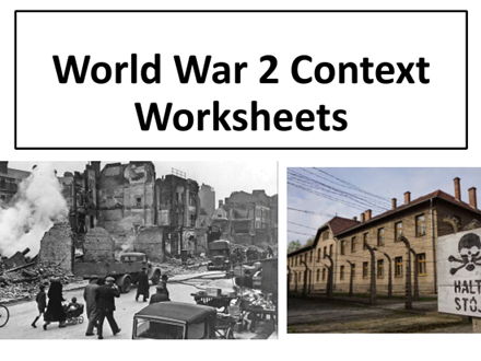 World War 2 Context Worksheets