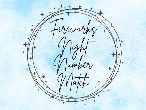 Fireworks Night Number Match