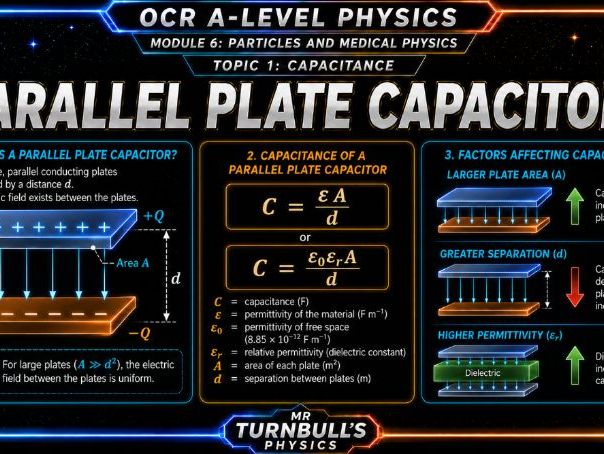 Parallel Plate Capacitors (OCR A-Level Physics0