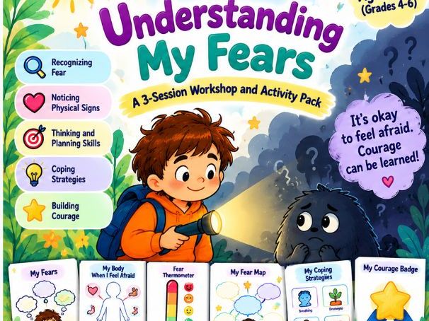 Understanding My Fears | SEL Activities and Coping Skills for Kids