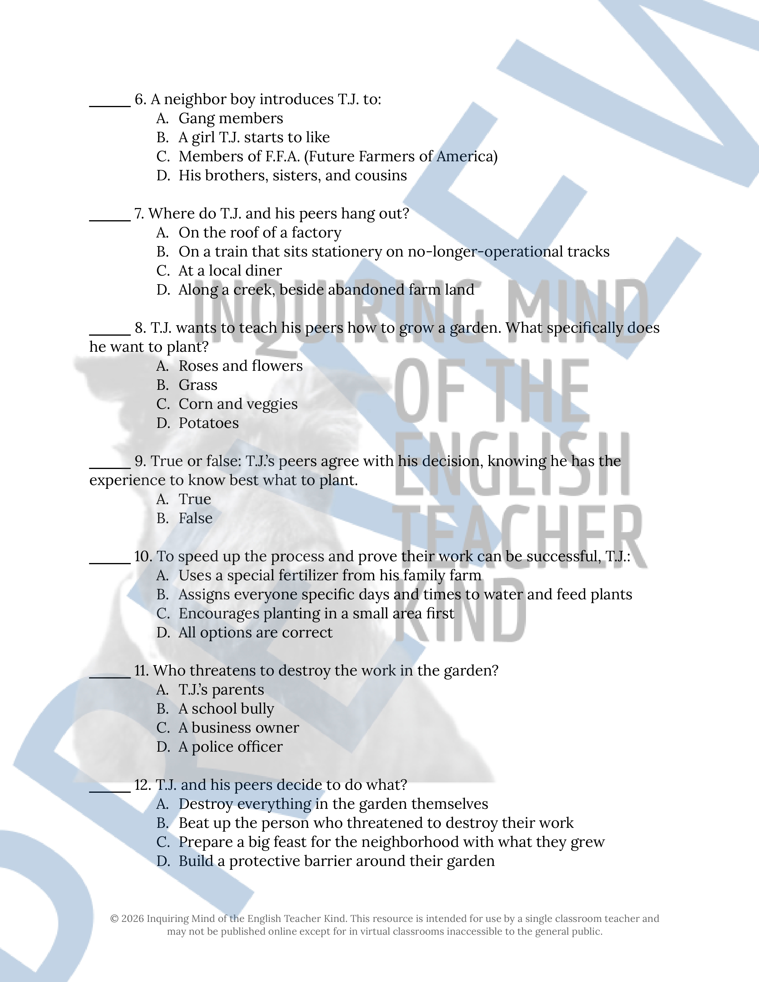 "Antaeus" by Borden Deal Quiz and Answer Key | Young Adult Fiction Assessment | Teaching Resources