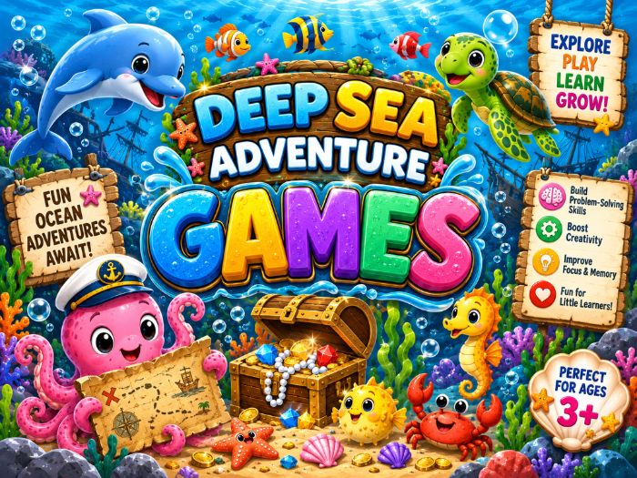 Ocean Math Games & Centers | Numbers 1–20, Counting, Ten Frames & Shapes | Preschool–Grade 1