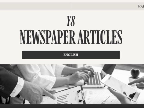 KS3 Newspaper Articles