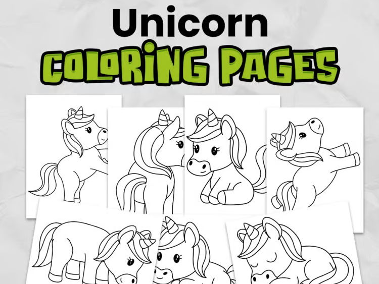 Unicorn Colouring Pages | Magical Printable Activity | EYFS & Primary