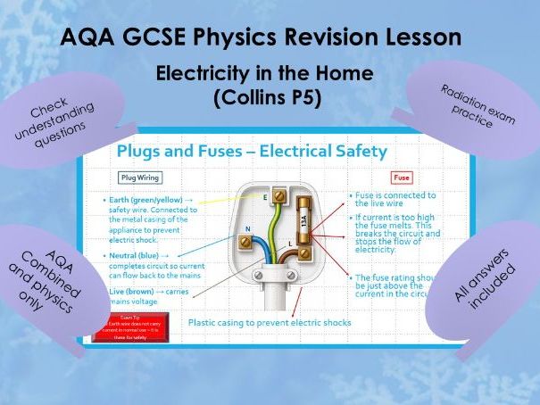 AQA GCSE Physics – Electricity in the Home – Revision Lesson & Exam Practice (Collins P5)