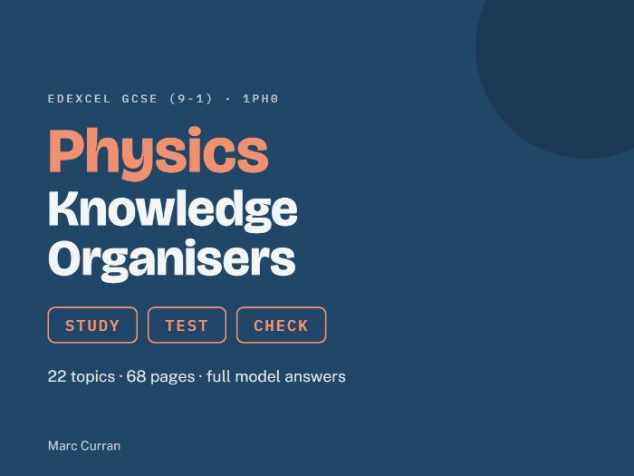Edexcel GCSE Physics — Knowledge Organisers