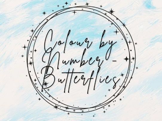 Colour by Number - Butterflies