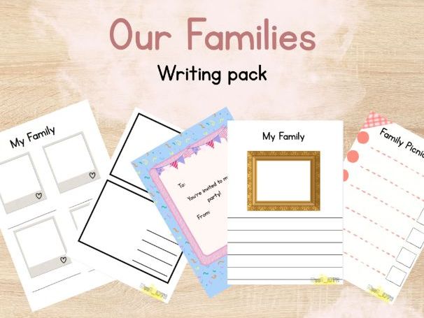 Our Families Writing Pack | EYFS