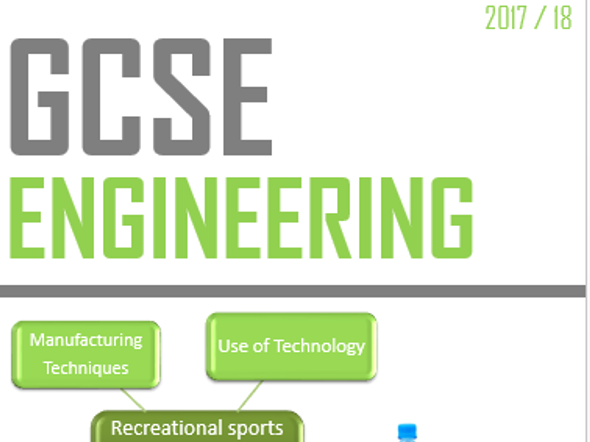 GCSE Engineering:  Revision guide - 2017- 18