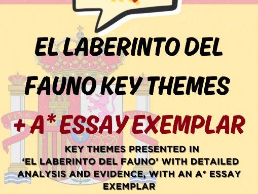 EL LABERINTO DEL FAUNO KEY THEMES PACK + A* ESSAY EXEMPLAR