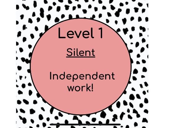 Voice Level Lights (Dalmatian Print)