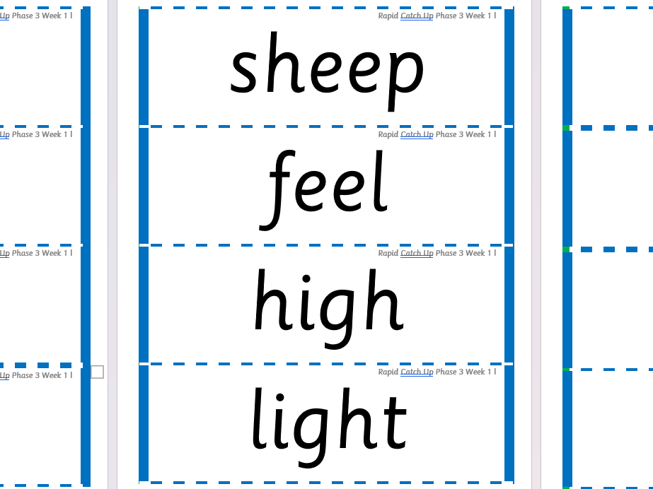 Rapid Catch Up Phase 3 Weeks 1 - 4 (Supports Little Wandle)